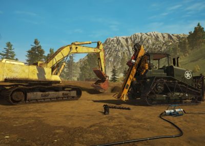 Golden Excavator And Drill